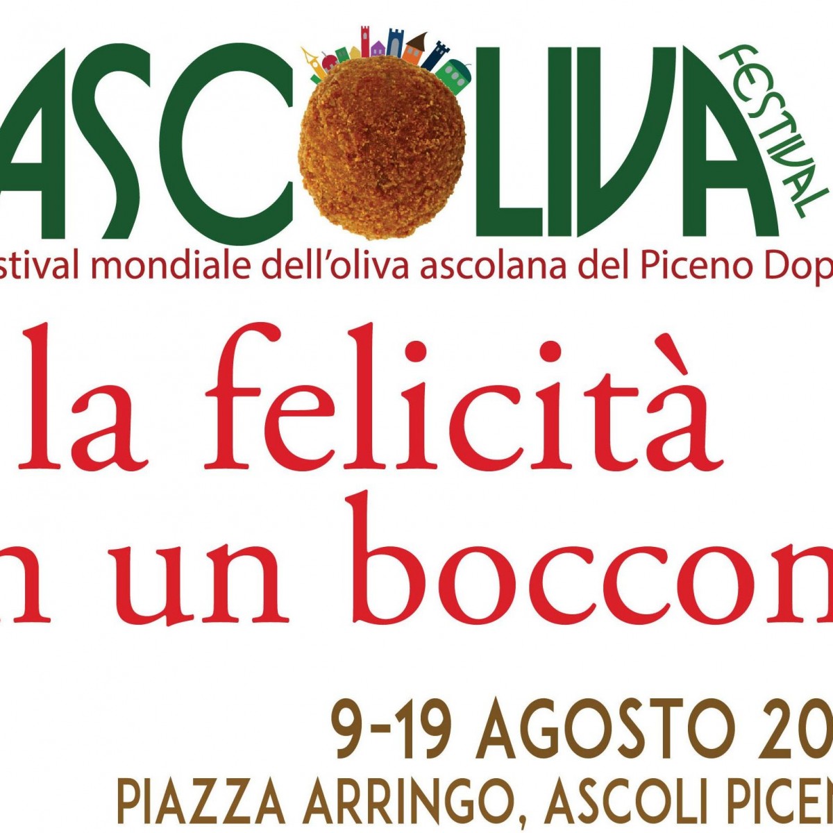 Ascoliva 2019 la felicità in un boccone