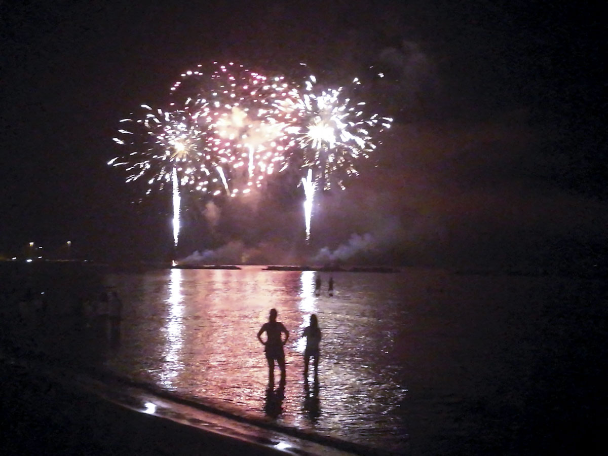 San Benedetto del Tronto- fuochi d'artificio Festa della Madonna della Marina