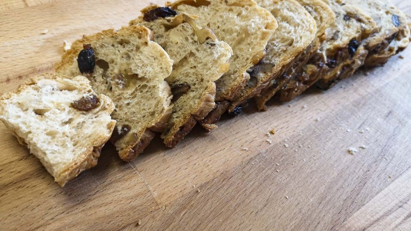 dolci di Natale delle Marche - pane fichi e noci