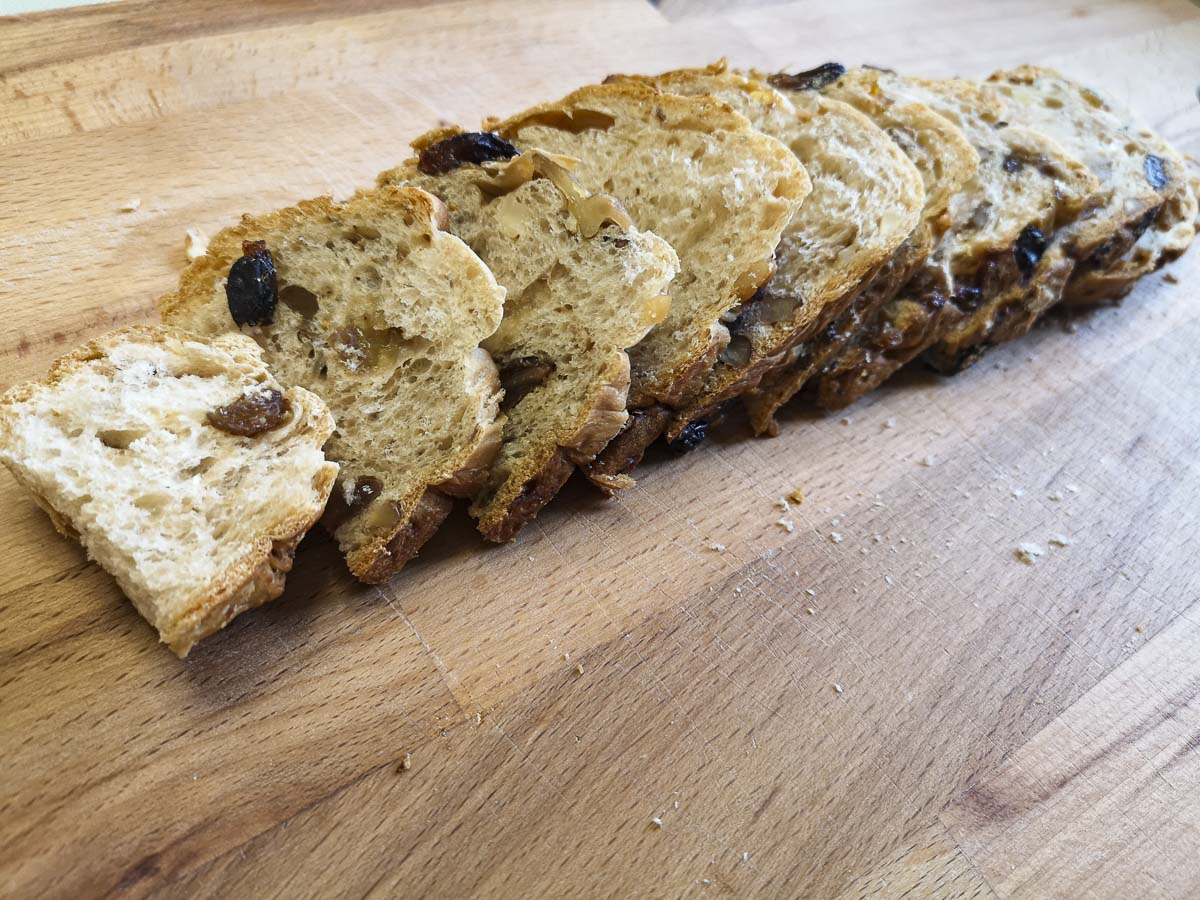 dolci di Natale delle Marche - pane fichi e noci