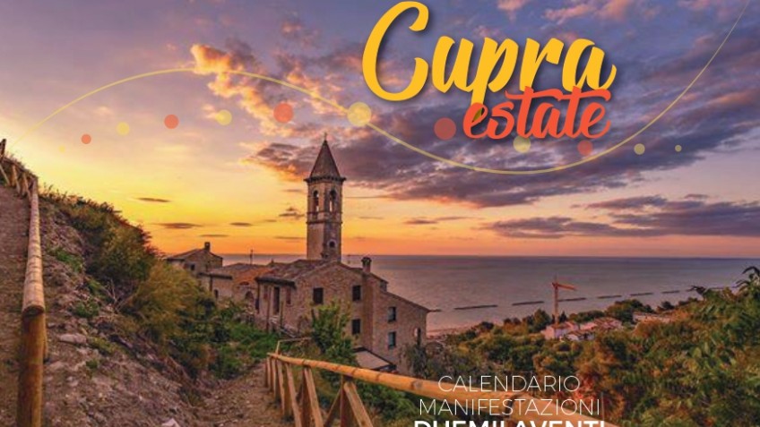 Locandina eventi estate 2020 Cupra Marittima