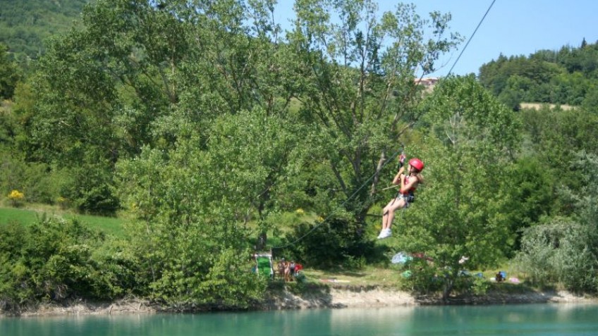 Parco avventura lago di Fiastra