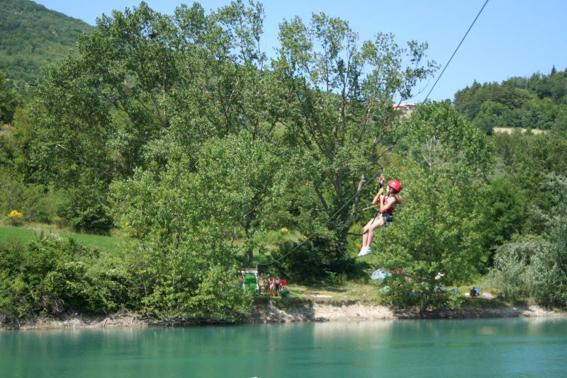 Parco avventura lago di Fiastra