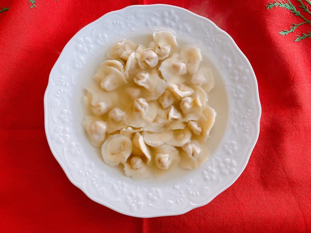 cappelletti in brodo a Natale